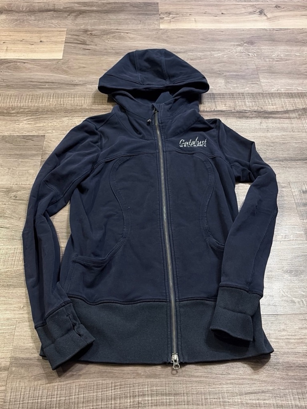 Women's Navy Full-Zip define jacket